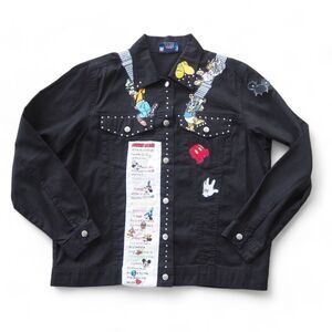 Las Olas Disney Handmade Mickey Mouse Friends Lightweight Shirt Jacket Women's M